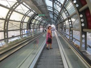 Eine Rolltreppe den Berg hoch!!!Gi