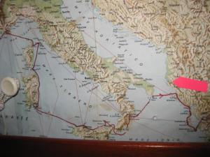 Vlores, und die Route 2009 von Italien