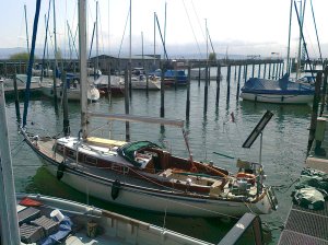 Die EOS im SMCF-Hafen