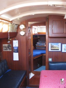 Blick vom Eingang zum Vorschiff