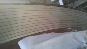 Teakdeck an backbord