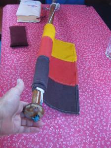 Nationalflagge einholen