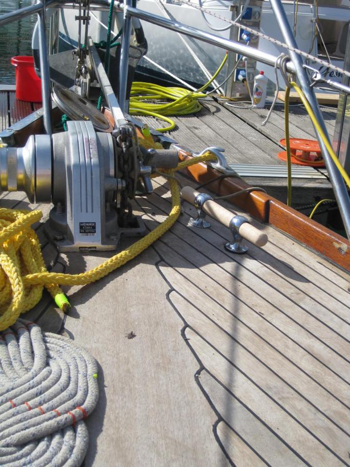 Neue Klampe gebaut für Stb-Festmacherleine