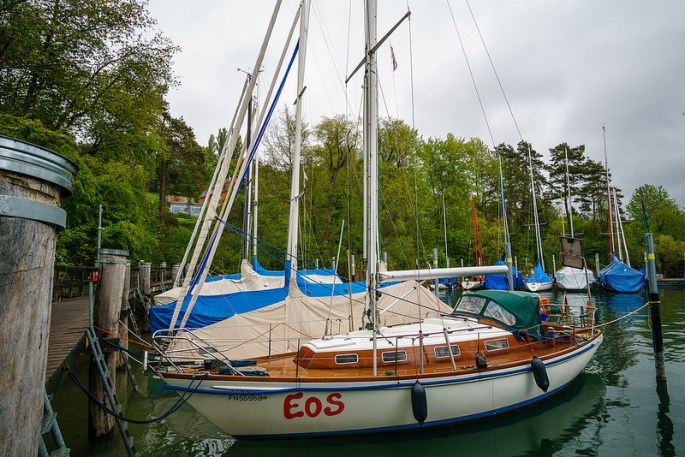 Eos im Hafen, schön...