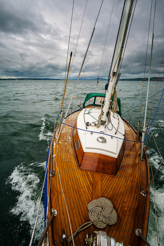 Eos in Fahrt, Regen Mai 17