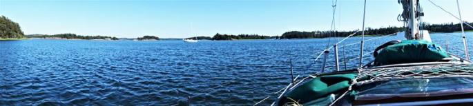 Zum Schluß die Bucht im Sonnenschein, ganze Nacht.