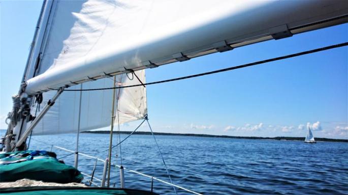 Segeln zu Saltpan Ankerbucht (1) (Copy)