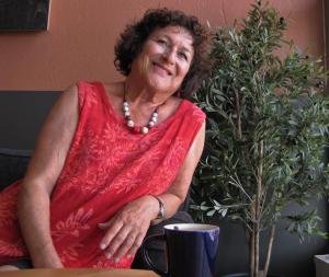 Gerdi im Café in Kalmar (1) (Copy)