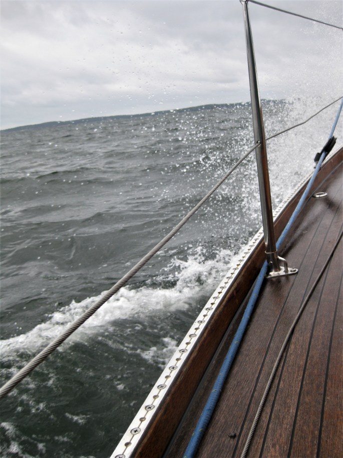 Mit 5 bft gegenan bis Ankerbucht vor Nyneshamn,11.8 (3)