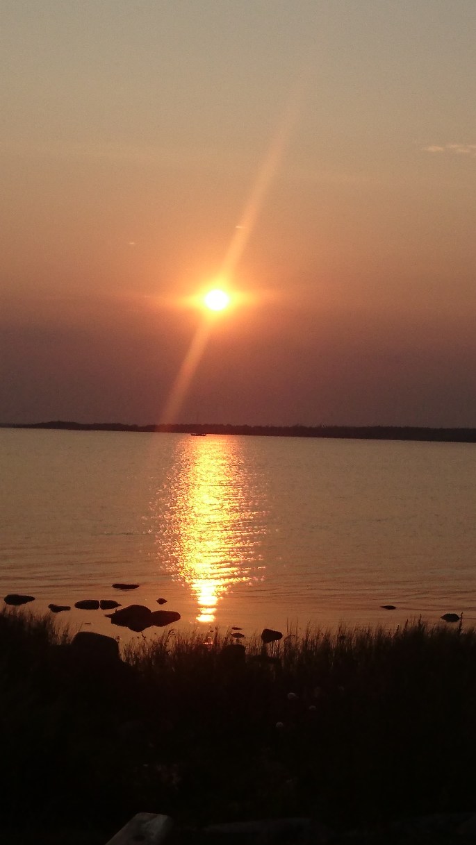 Zum Abendessen+Sunset ans Ufer.. (7)